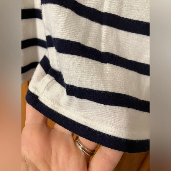 Gap Striped Luxe Boatneck Tee XS‎ - Picture 8 of 11